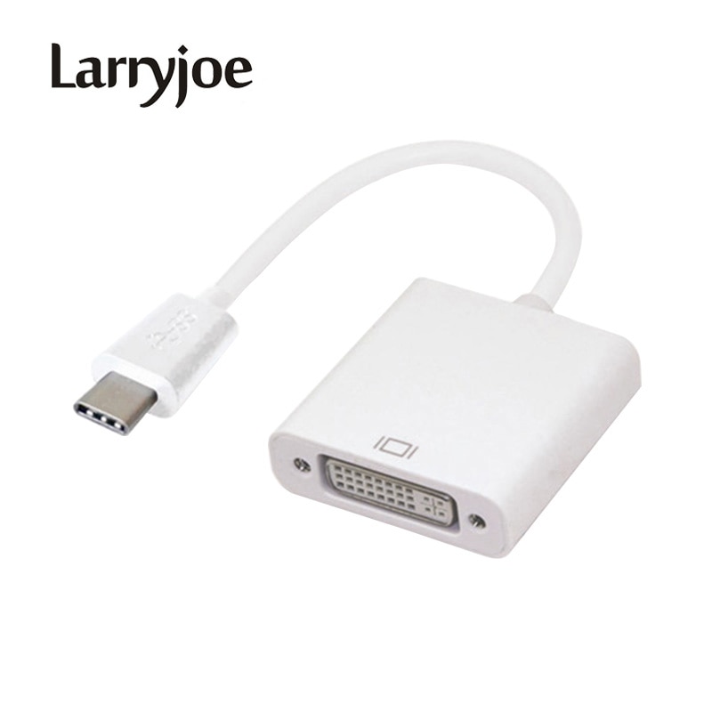 Larryjoe-USB 3.1 USB Ÿ C to DVI   ̺, /ƺ/ũ  ȼ/ XPS 13/䰡 900/̾ 950